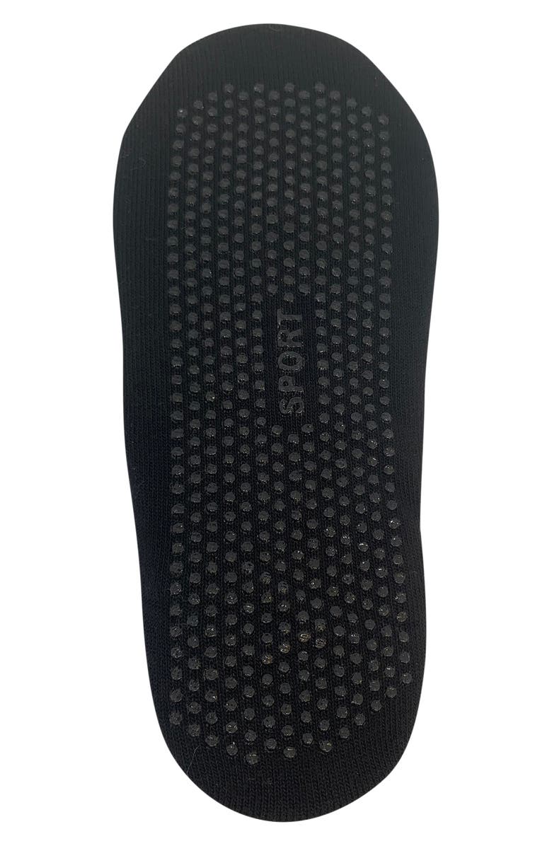 HIGH HEEL JUNGLE Good Pointe 2-Pack Cotton Blend Grip Socks, Alternate, color, Black