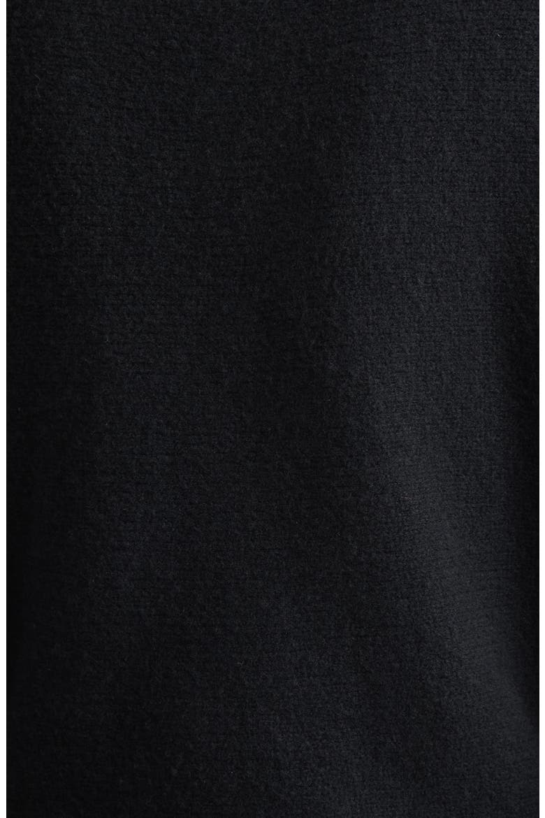 Puff Sleeve Wool & Cashmere Sweater, Alternate, color, BLACK