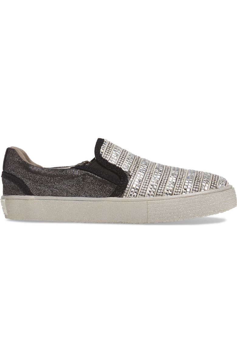 Stuart Weitzman Vance Glitz Slip-On Sneaker, Alternate, color,