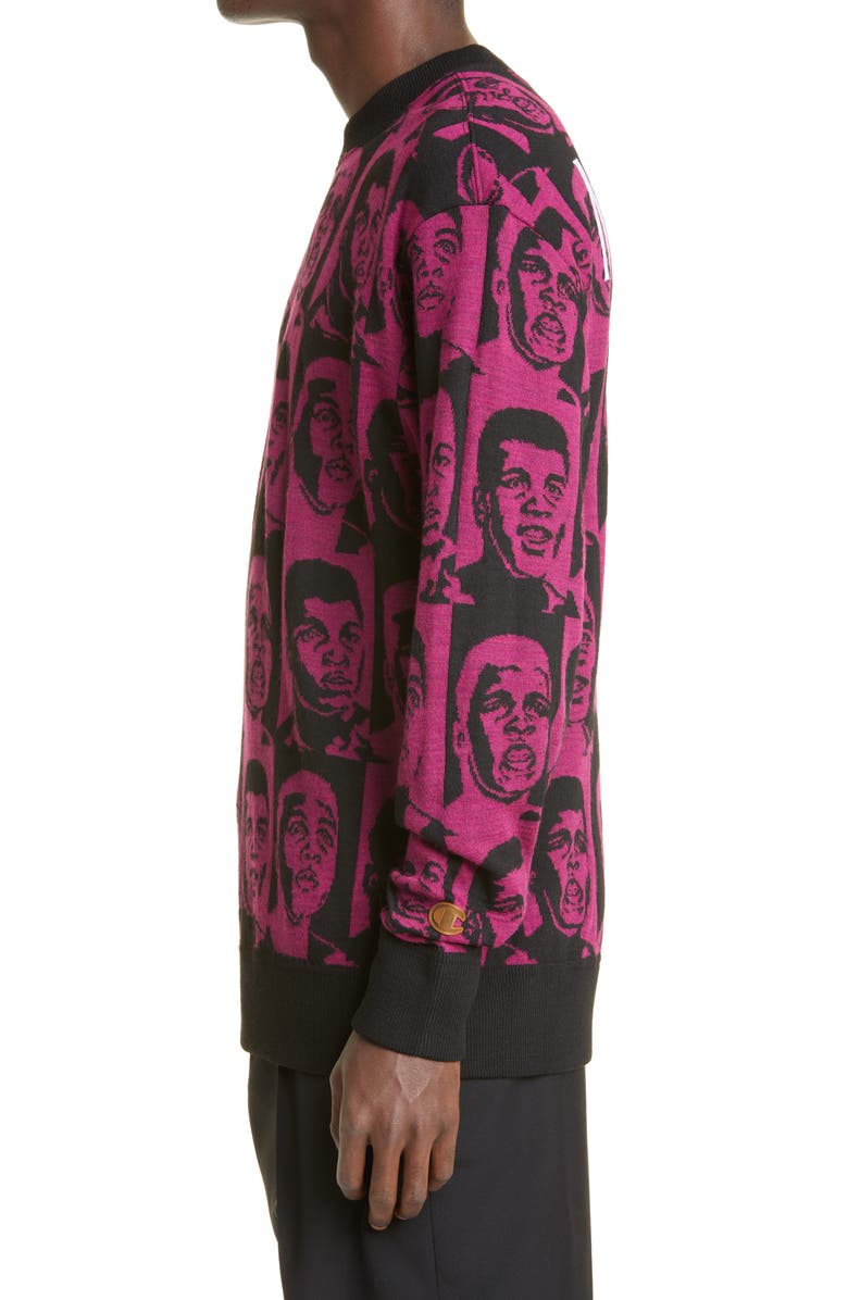 Champion Tears x Muhammad Ali<sup>™</sup> Intarsia Sweater, Alternate, color,
