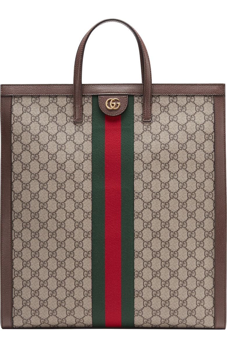 Gucci Ophidia GG Supreme Canvas Tote, Main, color,