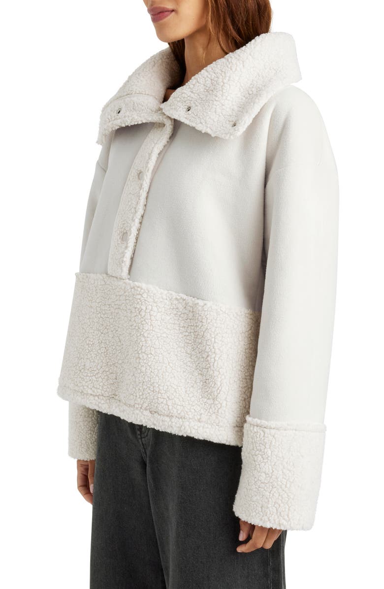 Splendid Sienna Teddy Pullover, Alternate, color, Ice