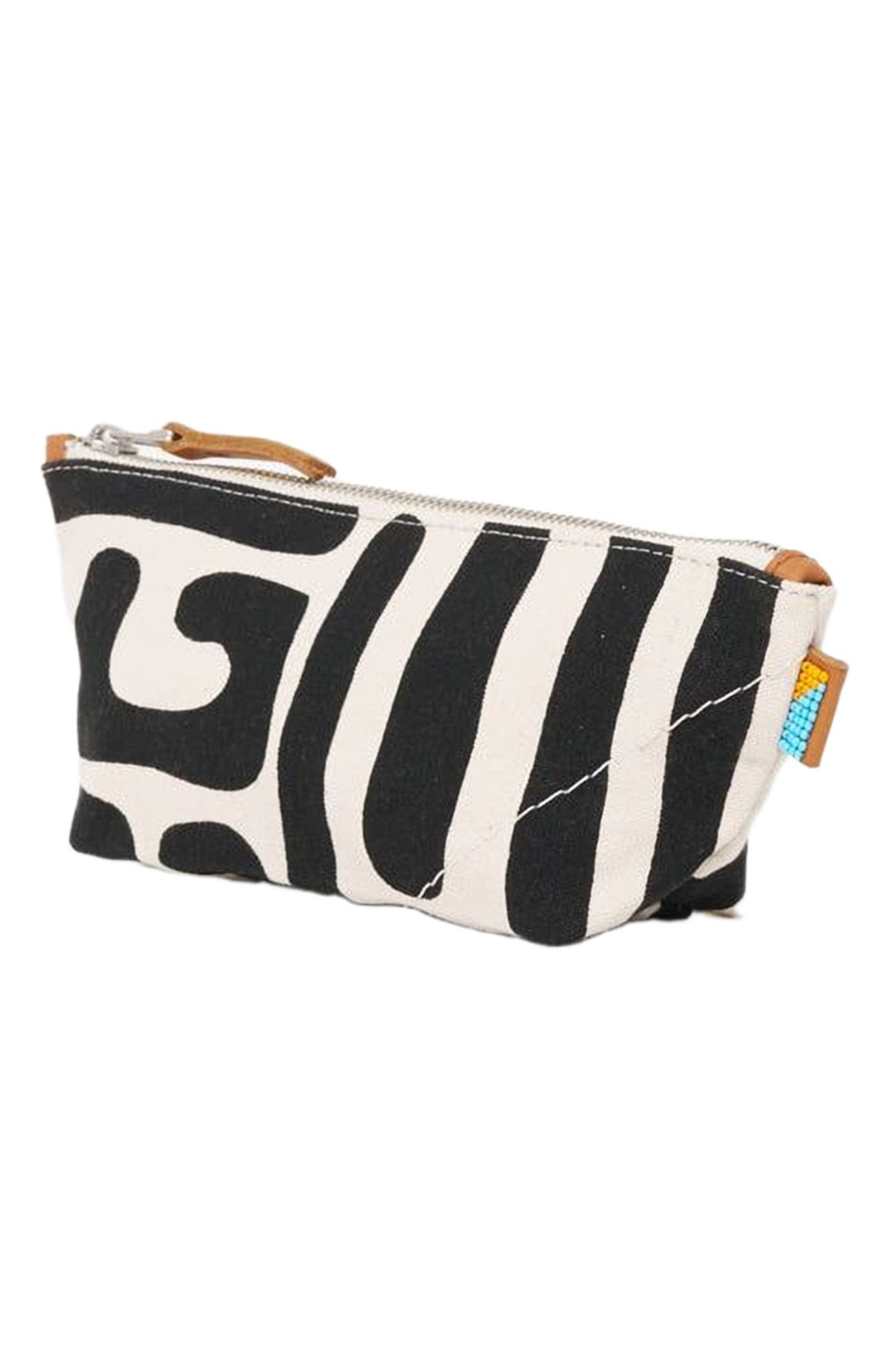 Ubuntu Life Small Pouch, Alternate, color, Black Kuba