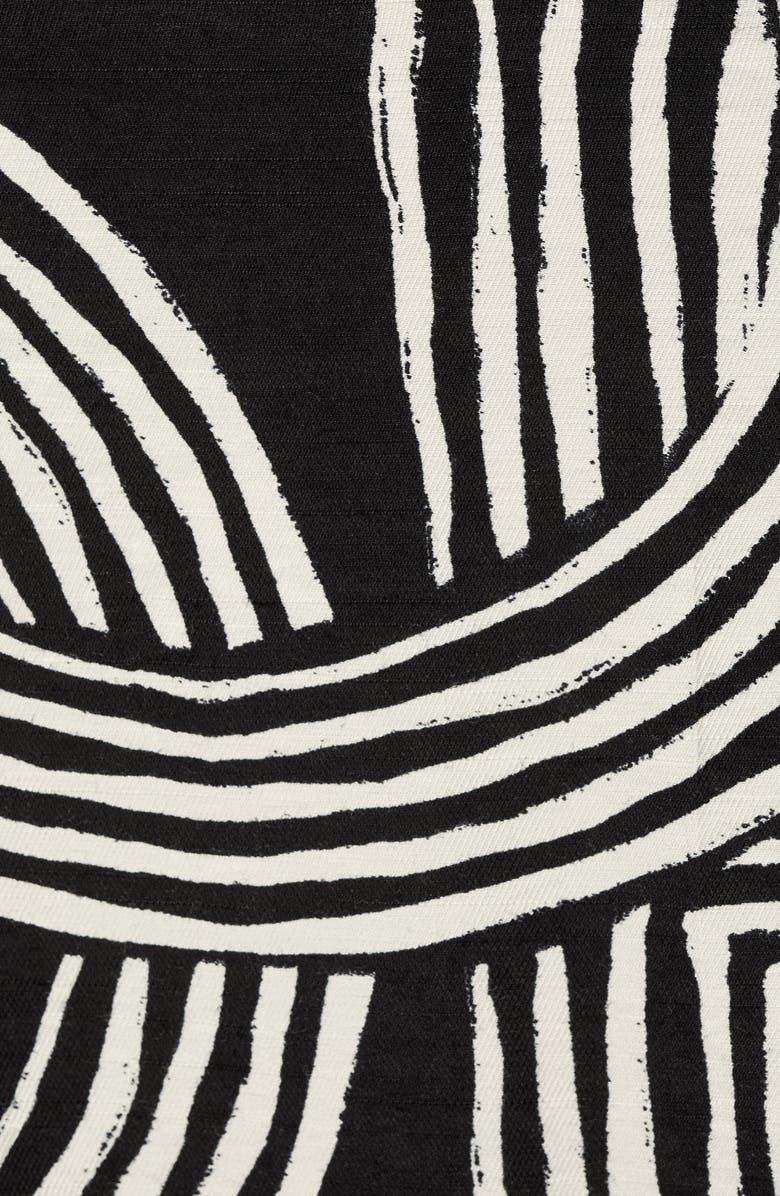 MANGO Print Side Slit Midi Skirt, Alternate, color,