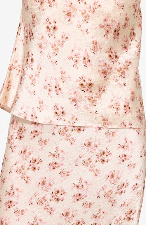 Cami Nyc Prima Hammered Silk Strapless Top In Dutch Fields