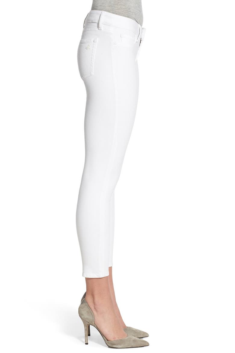'Florence' Instasculpt Crop Skinny Jeans, Alternate, color, PORCELAIN