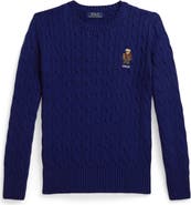 Polo Ralph Lauren Kids' Cable Knit Cotton Sweater