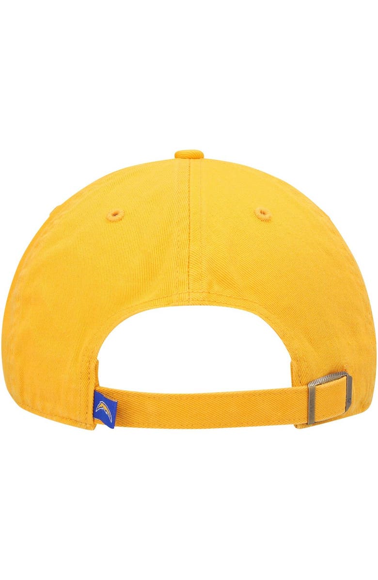 '47 Men's '47 Gold Los Angeles Chargers Secondary Clean Up Adjustable Hat, Alternate, color,