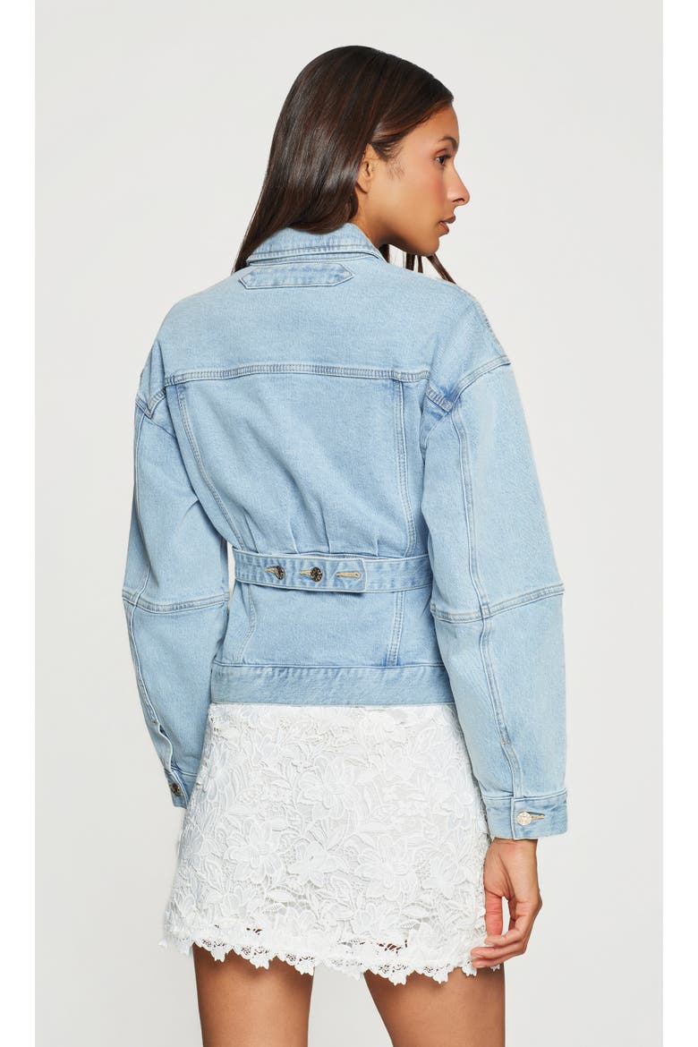 Jolie Denim Jacket, Alternate, color, Light Blue
