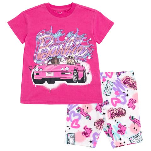 T-Shirt & Bike Shorts Set (Toddler, Little Kid & Big Kid)