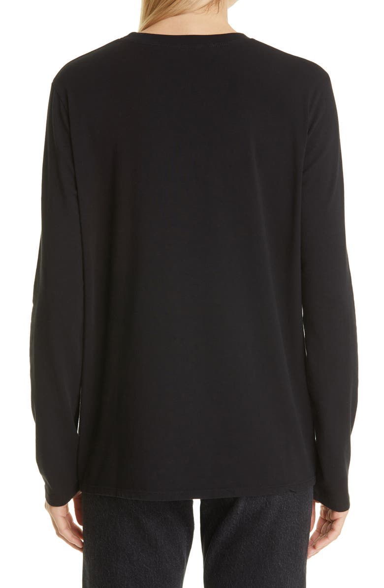 Proenza Schouler White Label Women's Long Sleeve Logo Graphic Tee, Alternate, color,