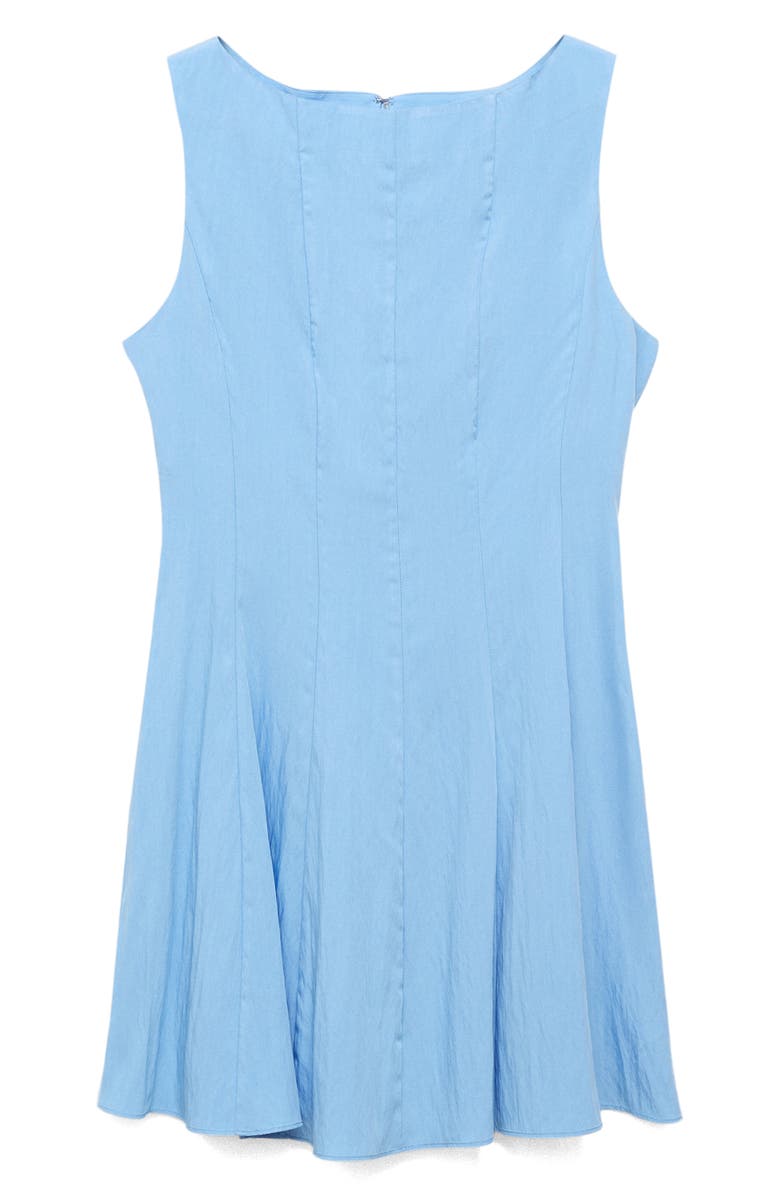 MANGO Sleeveless Minidress, Main, color, Blue
