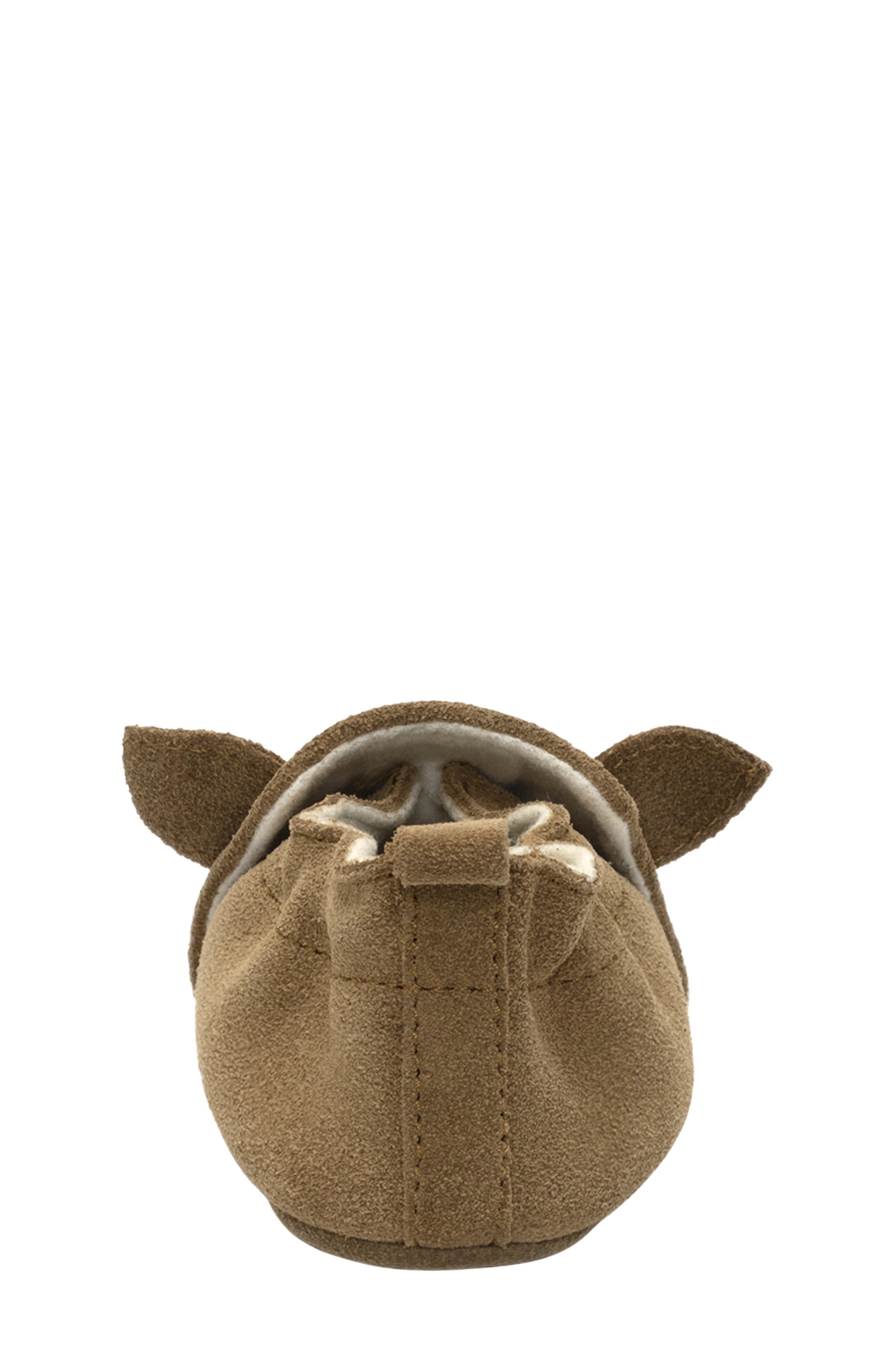 Robeez<sup>®</sup> Josephine Embroidered Fawn Crib Shoe, Alternate, color, Camel