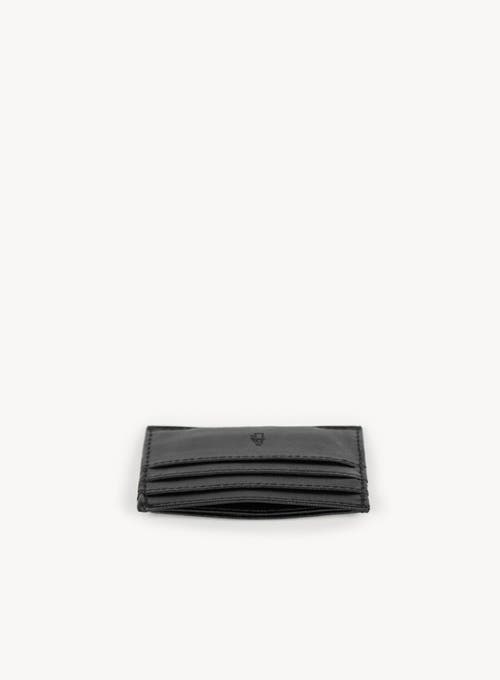 Deux Mains Call Signs Card Holder In Black