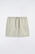 COS Striped Seersucker Drawstring Swim Trunks