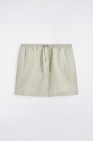 COS Striped Seersucker Drawstring Swim Trunks