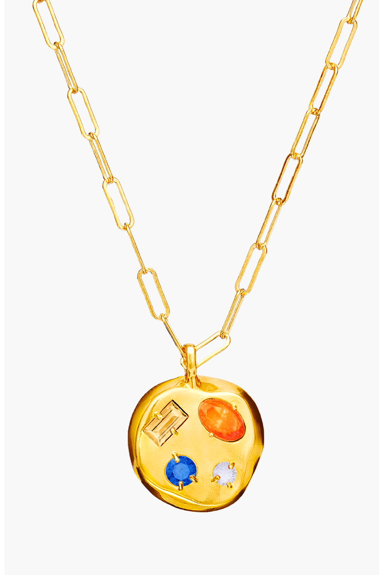 The November Birthdate Gold Pendant, Main, color, November 14th - Gold