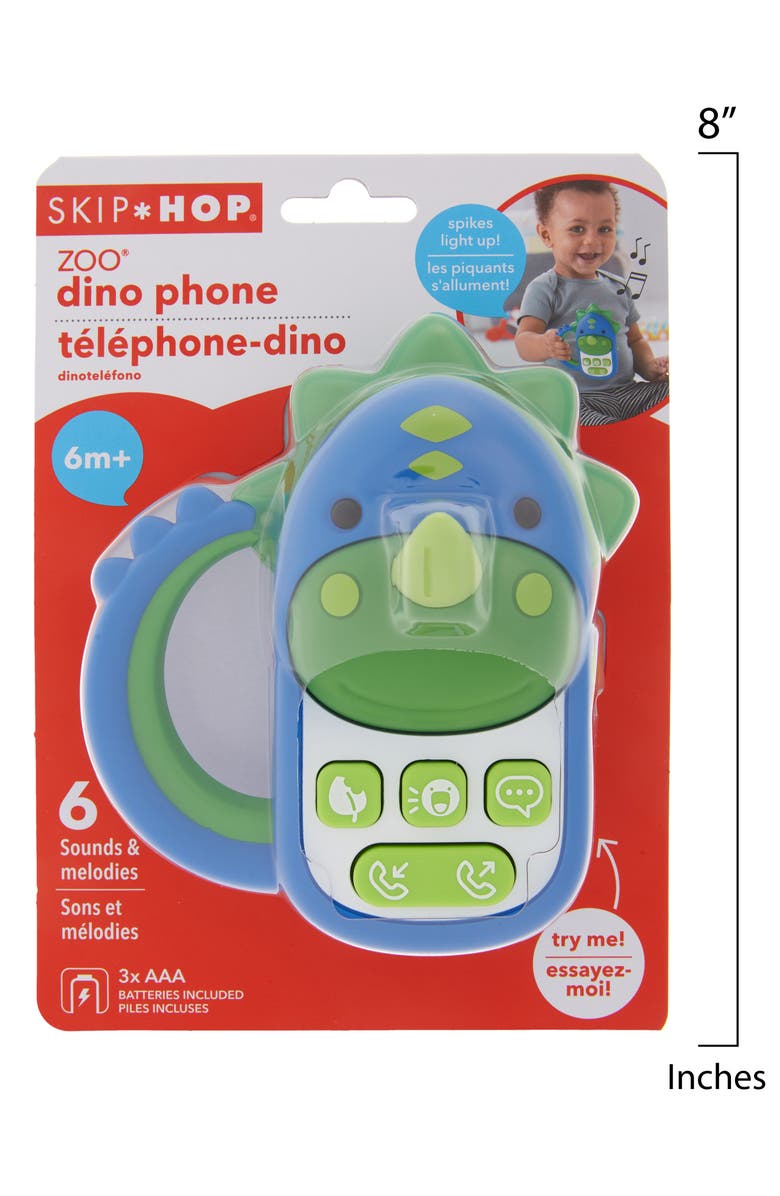 Skip Hop Dino Zoo Phone Toy, Alternate, color, 