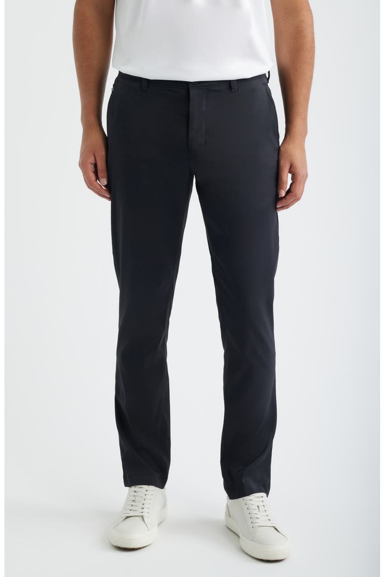 IslandZone® Flat-Front Golf Pants, Main, color, BLACK