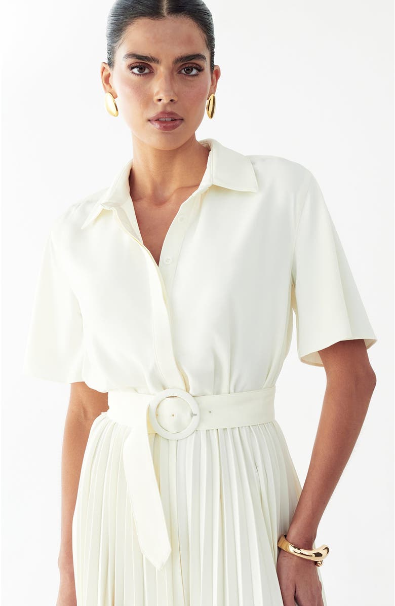 WILLA Mckenzi Mini Dress, Alternate, color, Cream