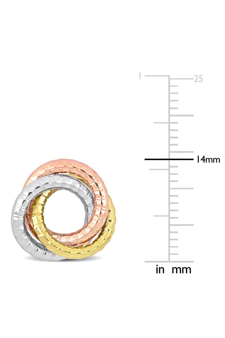 Open Love Knot Stud Earrings, Alternate, color, MULTI-COLOR