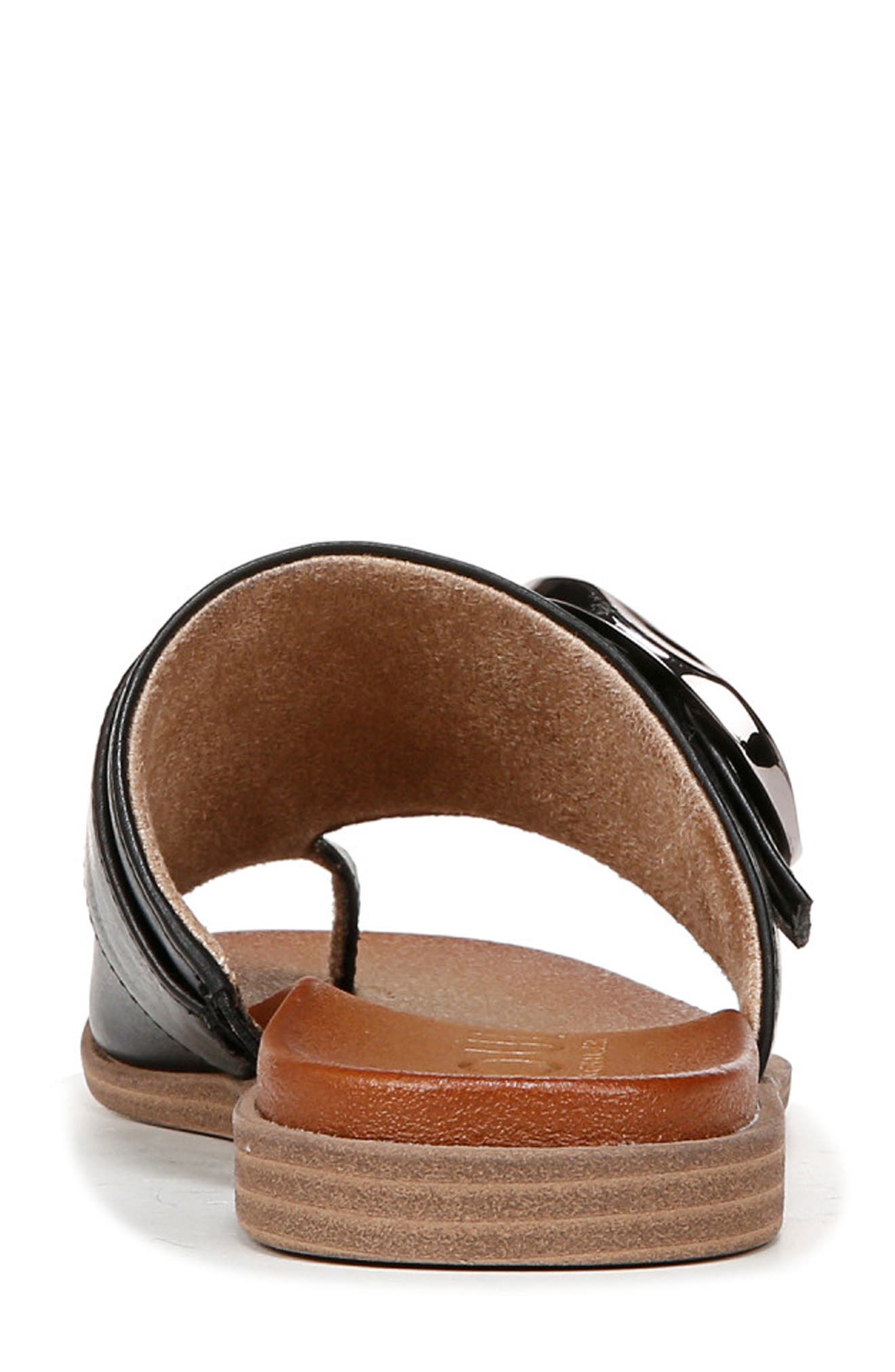SOUL NATURALIZER Joanie Buckle Sandal, Alternate, color, Black Faux Leather