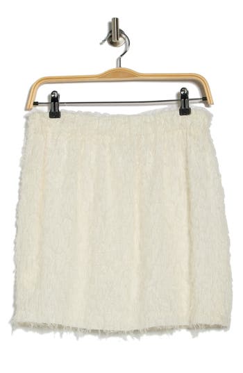 Matty M . A-line Mini Skirt In Neutral