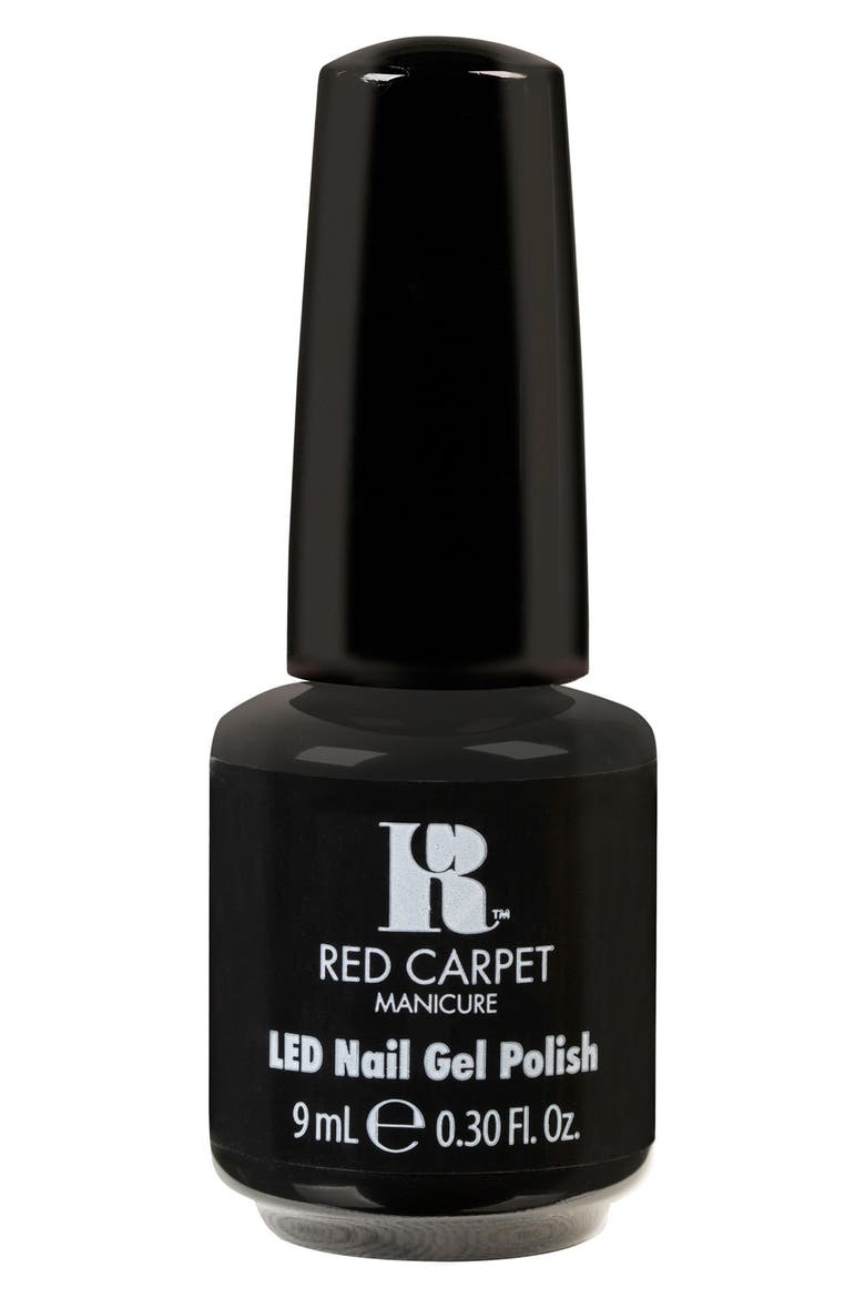 LED Nail Gel Polish, Main, color, BLACK STRETCH LIMO