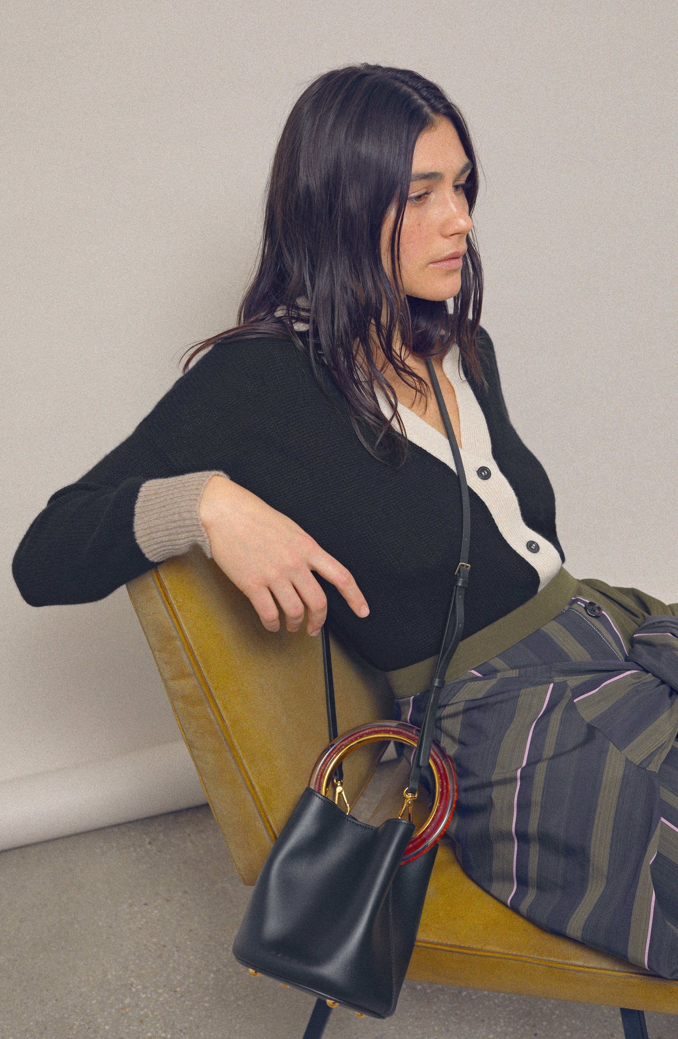 Fendi Zip Patent Combat Boot, Alternate, color, 