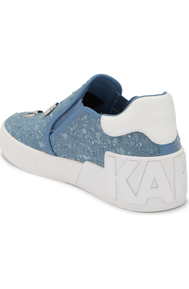 KARL LAGERFELD PARIS Maude Slip-On Sneaker, Alternate, color, Light Blue