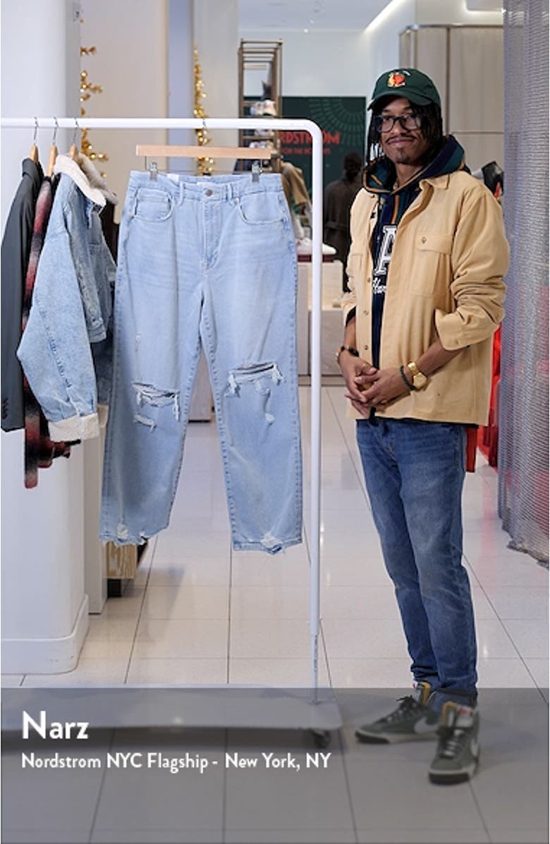Good Boy Ripped High Waist Boyfriend Jeans, sales video thumbnail