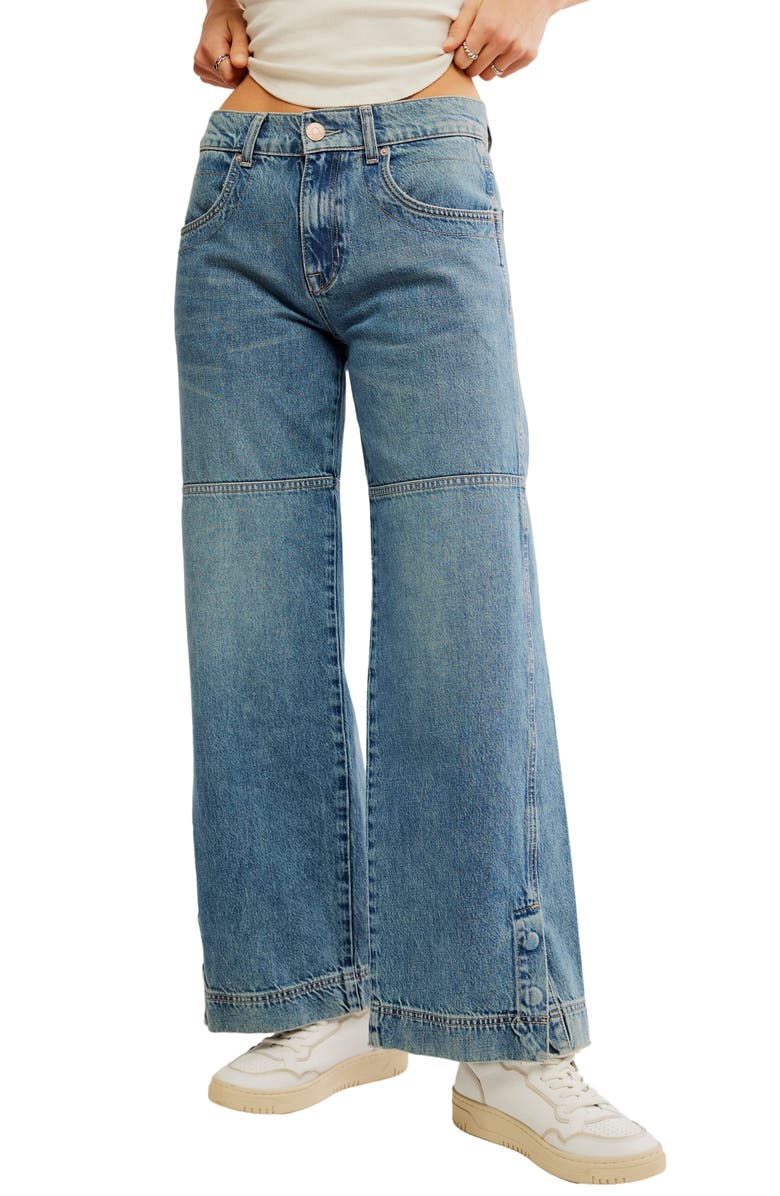 Free People Benji Relaxed Wide Leg Jeans | Nordstromrack