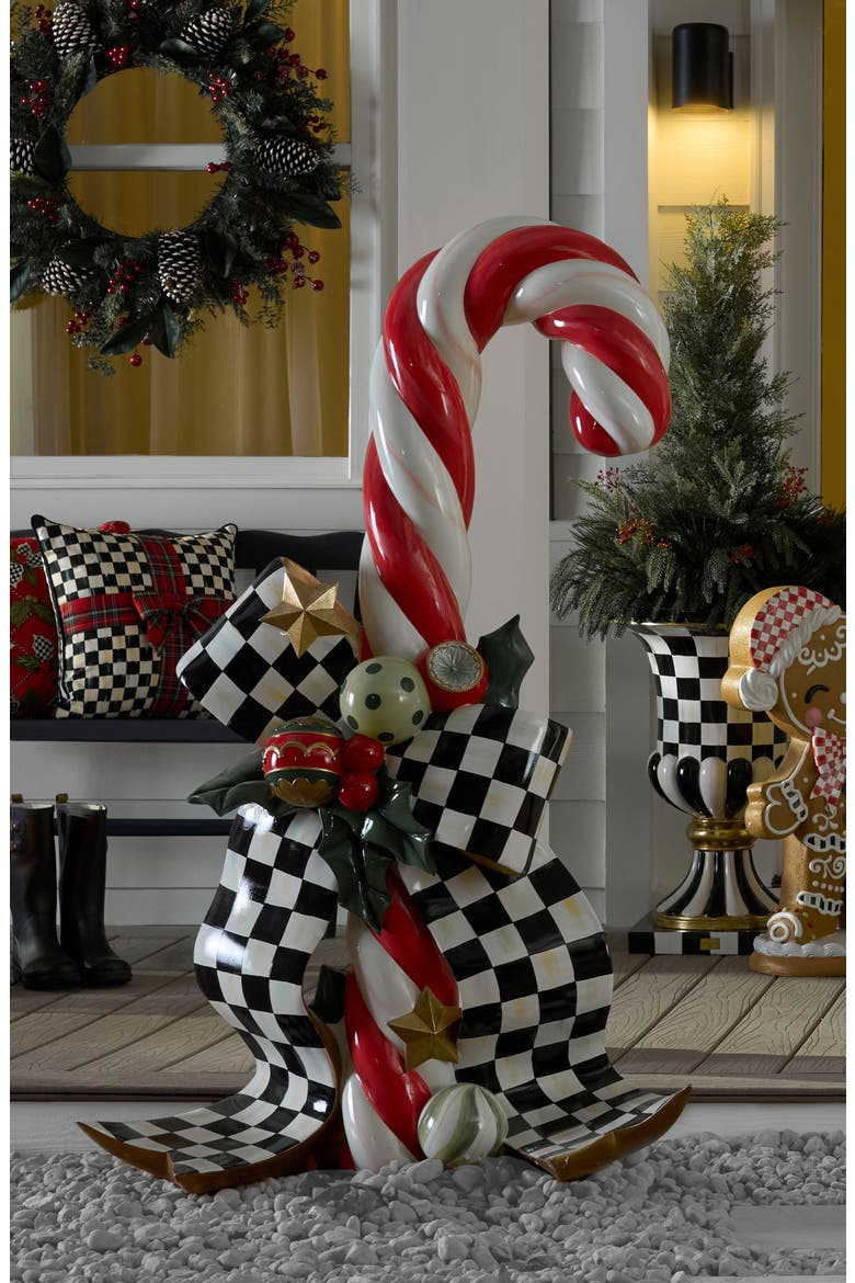 Check it Out Right Candy Cane Trophy, Alternate, color, RED
