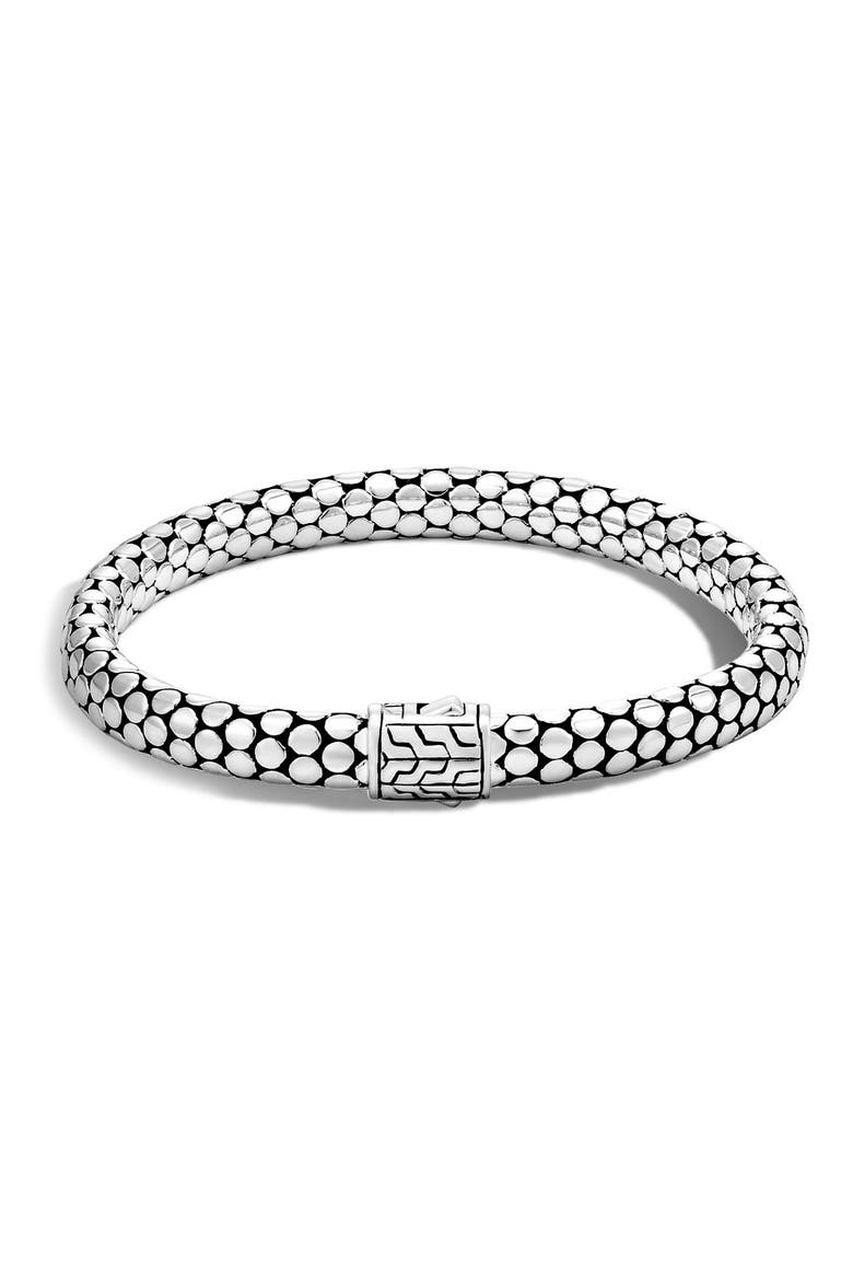 Dot Rope Bracelet, Alternate, color, SILVER
