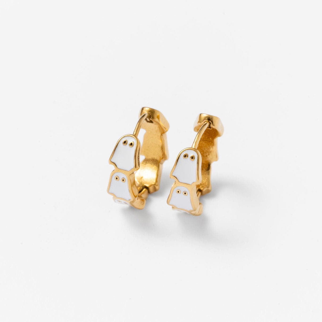 Pip Pop Ghost & Pumpkin Hoop Earring Set | Nordstrom