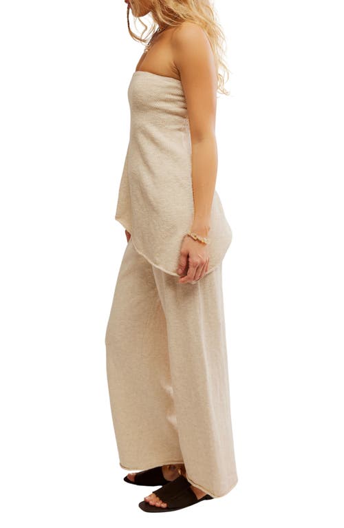 Free People Krista Tube Top & Crop Wide Leg Pants Set