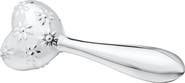 Mignonette Sterling Silver Heart Rattle