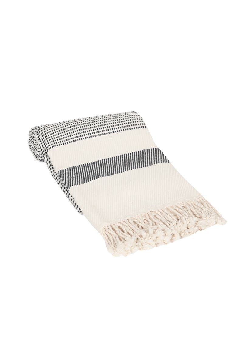Olive & Linen Pixel Turkish Towel, Main, color, 