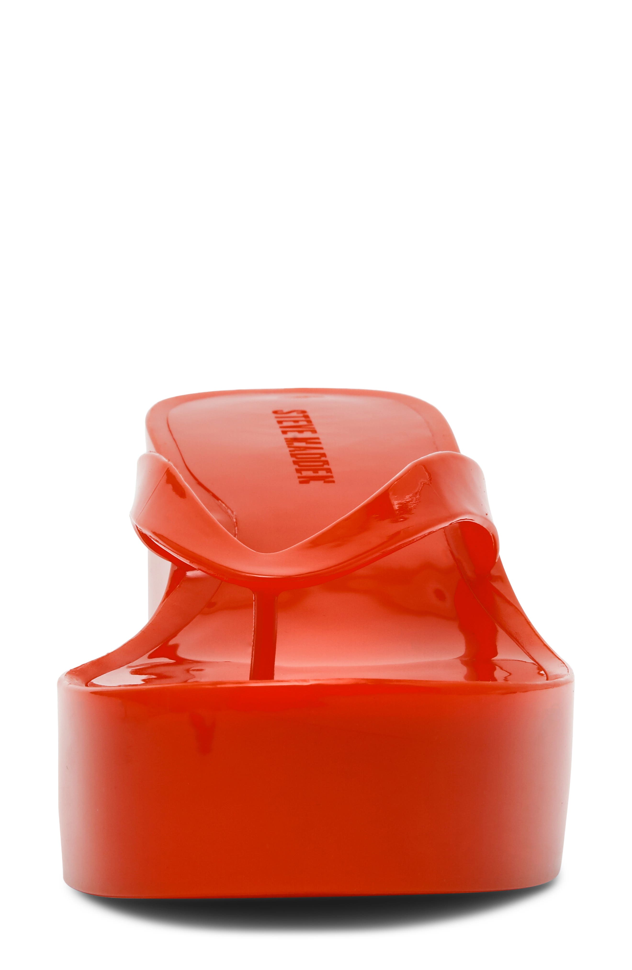 Jella Platform Wedge Flip Flop, Alternate, color, RED