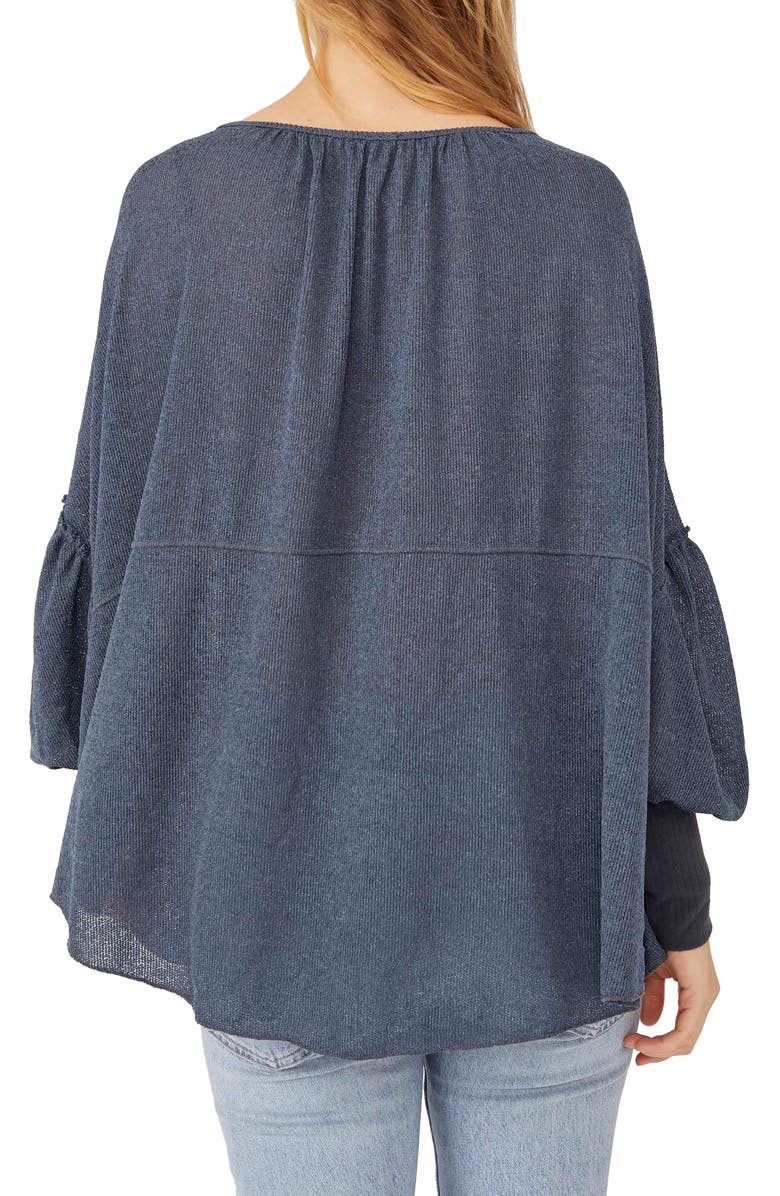 Free People Blue Bell Blouse, Alternate, color,
