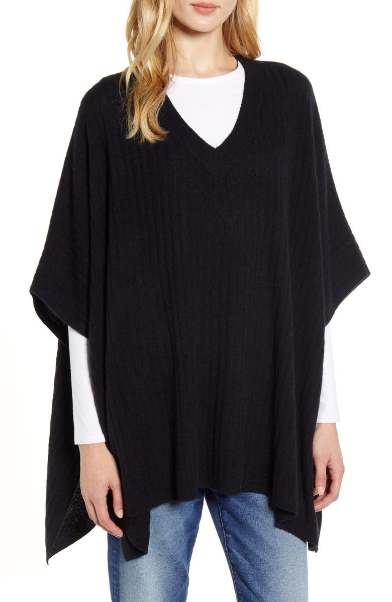 Halogen<sup>®</sup> Easy Cashmere Poncho, Main, color,