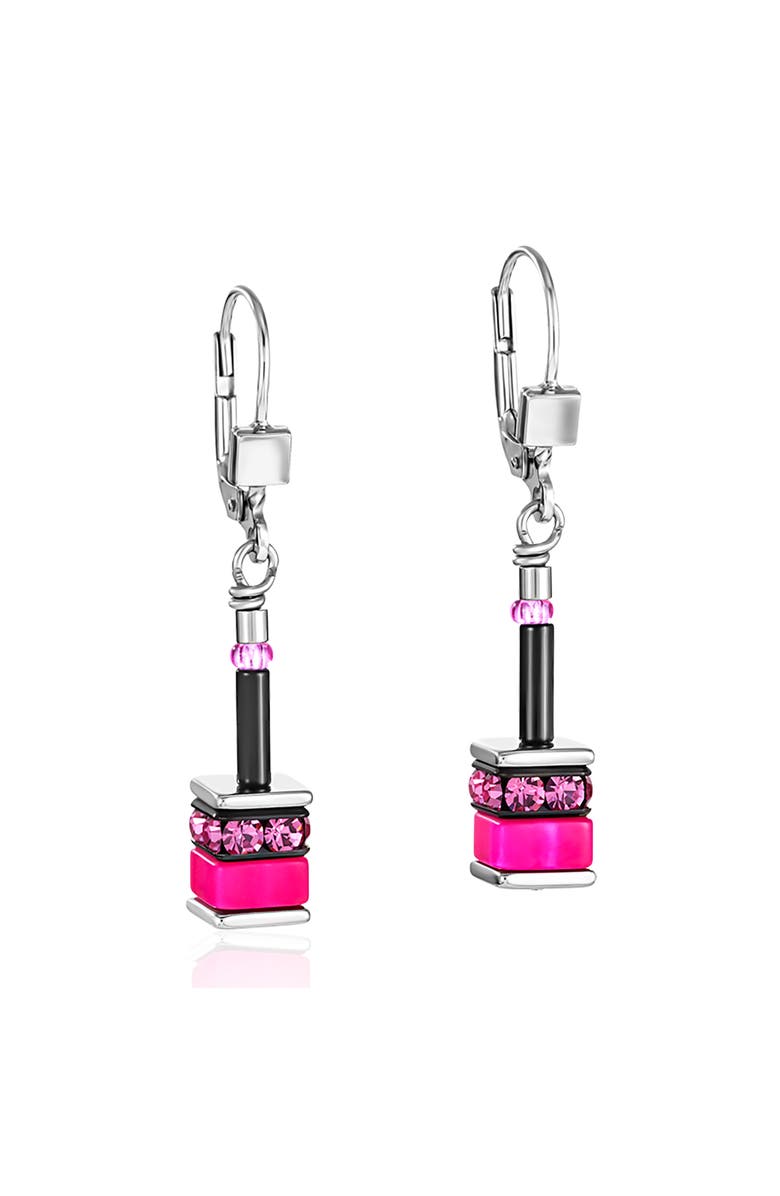 COEUR DE LION Geocube<sup>®</sup> Classic Polaris & Rhinestone Earrings, Main, color, Multicolor