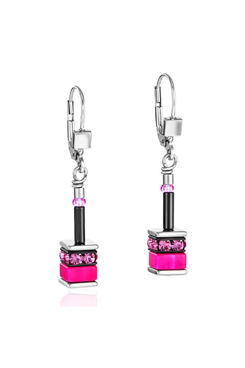 Geocube® Classic Polaris & Rhinestone Earrings