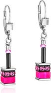 COEUR DE LION Geocube® Classic Polaris & Rhinestone Earrings