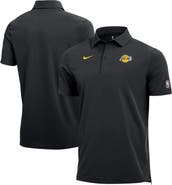 Nike Men's Nike  Black Los Angeles Lakers 2025/26 Authentic Dri-FIT Coaches Polo