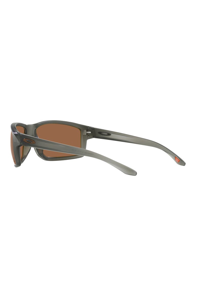 Gibston 61mm Polarized Wrap Sunglasses, Alternate, color, SMOKE