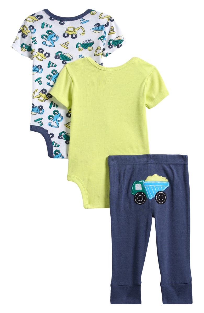 KOALA BABY 3-Piece Bodysuit & Leggings Set, Alternate, color, Vintage Indigo