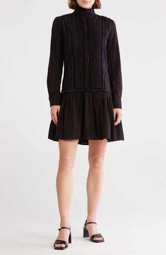 AREA STARS Sara Dropwaist Long Sleeve Dress