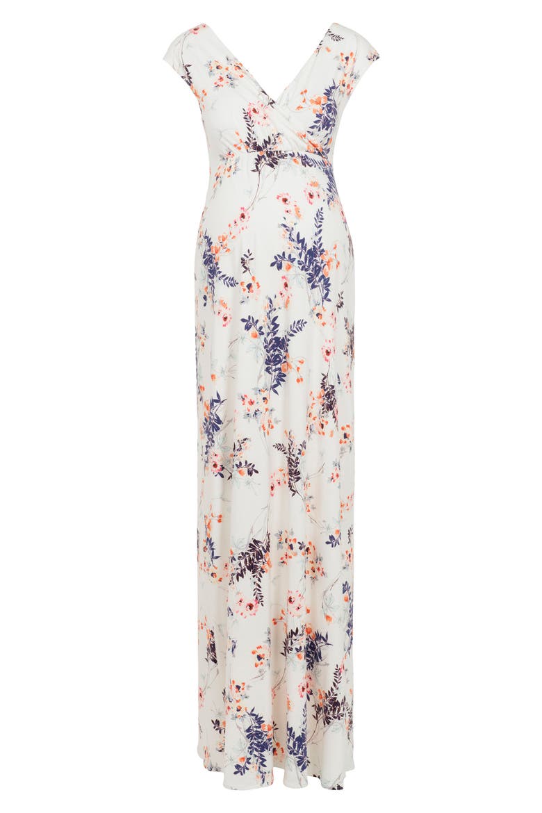 Alana Maternity/Nursing Maxi Dress, Alternate, color, JAPANESE GARDEN