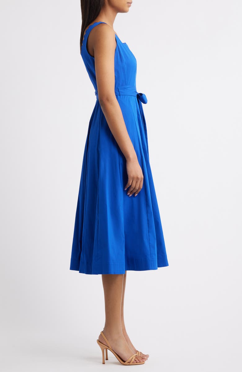 Anne Klein Seamed Sleeveless Fit & Flare Midi Dress, Alternate, color,